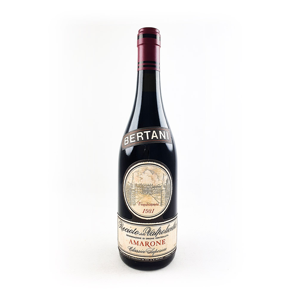 Bertani - Amarone Recioto della Valpolicella Classico 1981
