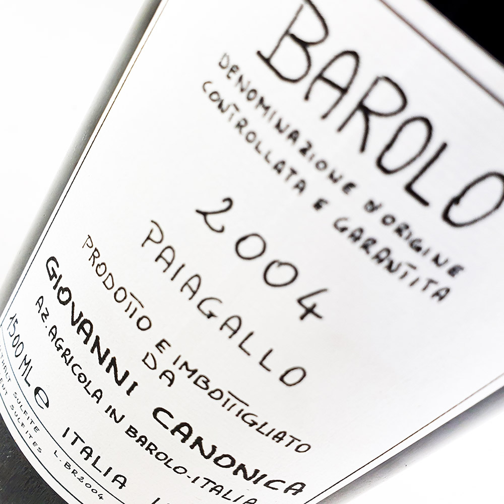 Giovanni Canonica Paiagallo Barolo 2004 Magnum